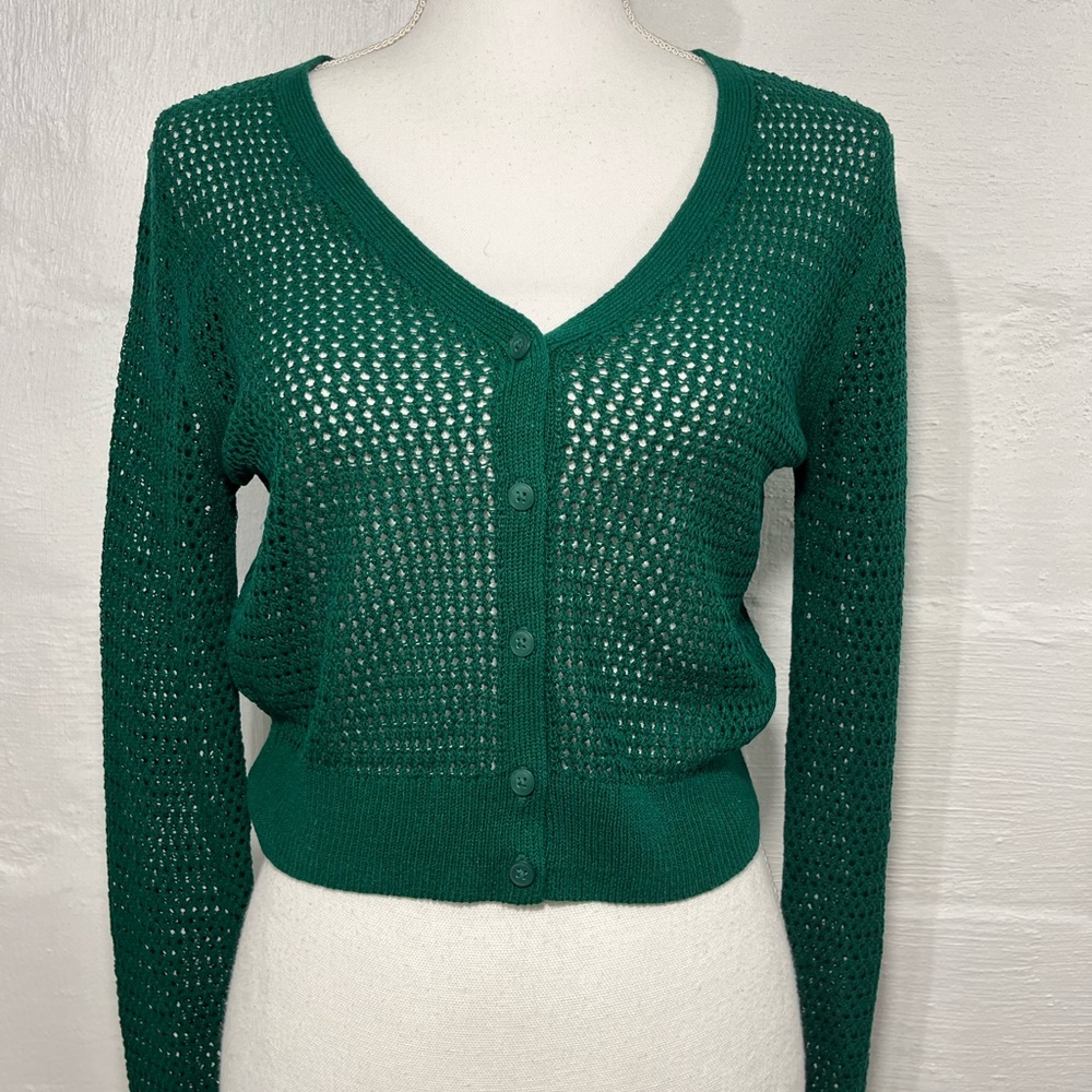 UNIQLO CROCHET CROPPED SWEATER NEW WITH TAG (867) - Picture 8 of 14